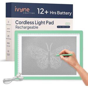 Rechargeable A4Light Pad for Tracing & Weeding-LED Light Board for Weeding Vinyl